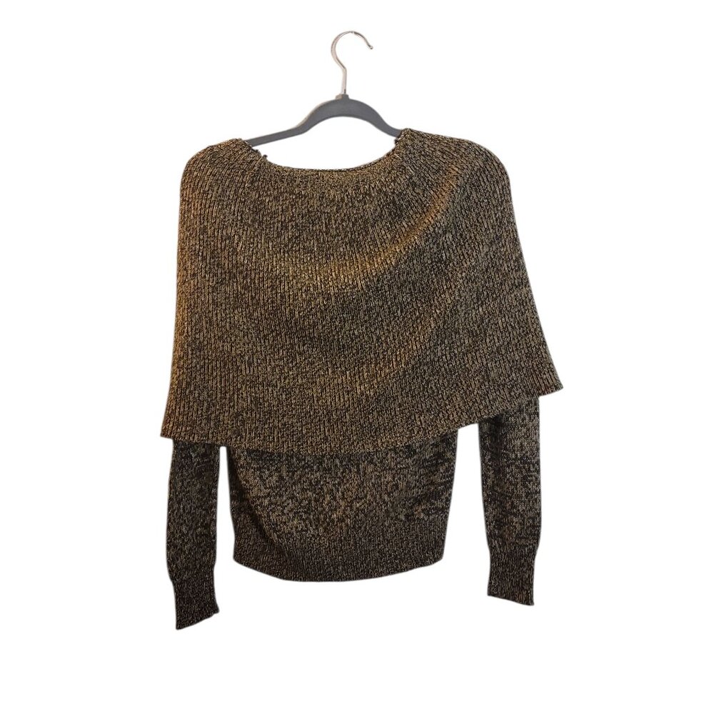 MICHAEL Michael Kors Brown Off the Shoulder Sweater - Picture 2 of 2